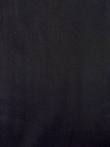 Photo4: N1101I Vintage Japanese kimono   Black HAORI short jacket for women / Silk.    (Grade D) (4)