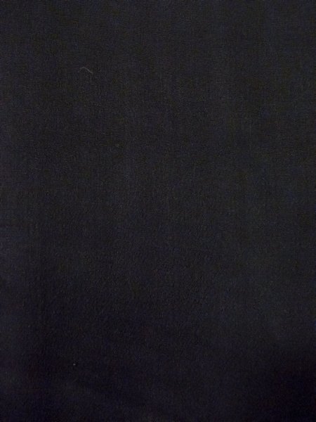 Photo5: N1101I Vintage Japanese kimono   Black HAORI short jacket for women / Silk.    (Grade D) (5)