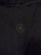 Photo8: N1101I Vintage Japanese kimono   Black HAORI short jacket for women / Silk.    (Grade D) (8)