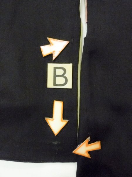 Photo16: N1101I Vintage Japanese kimono   Black HAORI short jacket for women / Silk.    (Grade D) (16)