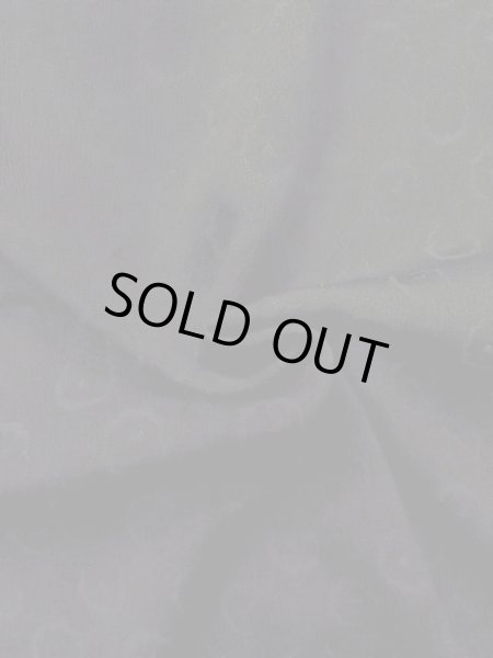 Photo10: N1101K Vintage Japanese kimono  Dark Black HAORI short jacket for women / Silk. Flower   (Grade A) (10)