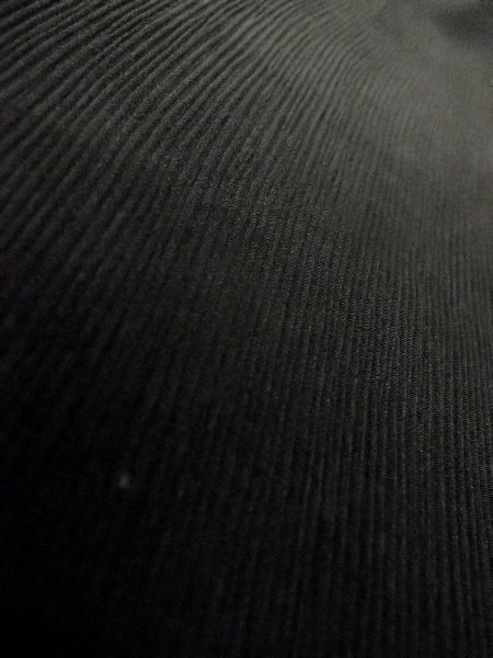 Photo7: N1101L Vintage Japanese kimono  Dark Black HAORI short jacket for women / Silk.    (Grade B) (7)