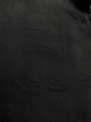 Photo7: N1101M Vintage Japanese kimono  Dark Black HAORI short jacket for women / Silk.    (Grade B) (7)