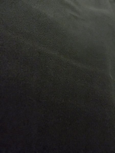 Photo7: N1101P Vintage Japanese kimono  Dark Black HAORI short jacket for women / Silk.    (Grade A) (7)