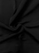 Photo11: N1101Q Vintage Japanese kimono  Dark Black HAORI short jacket for women / Silk.    (Grade A) (11)