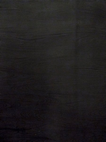 Photo5: N1101T Vintage Japanese kimono  Dark Black HAORI short jacket for women / Silk.    (Grade B) (5)