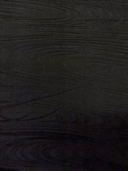 Photo7: N1101T Vintage Japanese kimono  Dark Black HAORI short jacket for women / Silk.    (Grade B) (7)