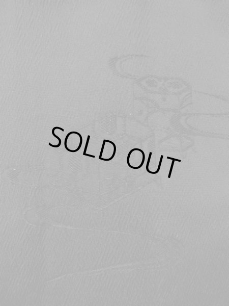 Photo6: N1101V Vintage Japanese kimono   Black HAORI short jacket for women / Silk.    (Grade A) (6)