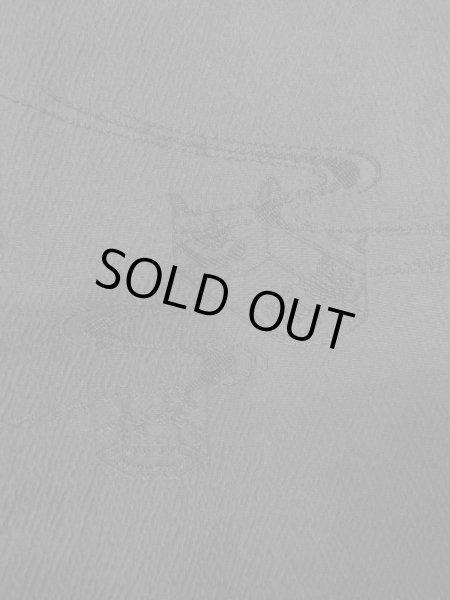 Photo8: N1101V Vintage Japanese kimono   Black HAORI short jacket for women / Silk.    (Grade A) (8)