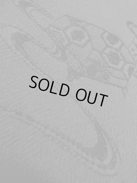 Photo9: N1101V Vintage Japanese kimono   Black HAORI short jacket for women / Silk.    (Grade A) (9)