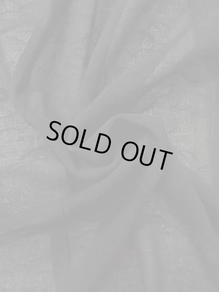 Photo10: N1102A Vintage Japanese kimono   Black HAORI short jacket for women / Silk.    (Grade A) (10)