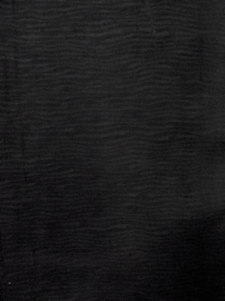 Photo4: N1102E Vintage Japanese kimono   Black HAORI short jacket for women / Silk.    (Grade B) (4)