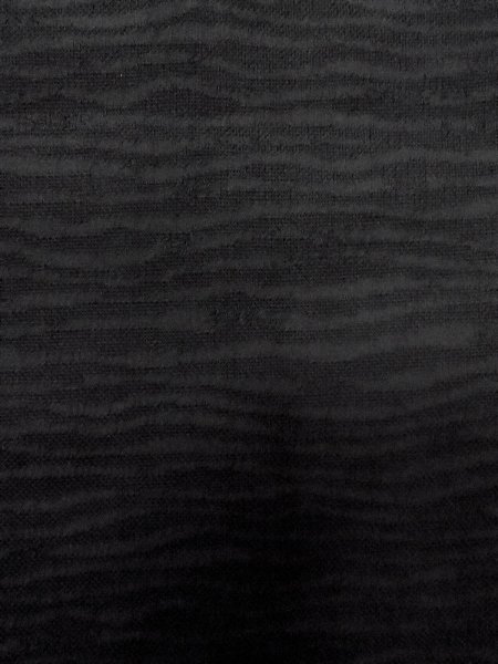 Photo5: N1102E Vintage Japanese kimono   Black HAORI short jacket for women / Silk.    (Grade B) (5)