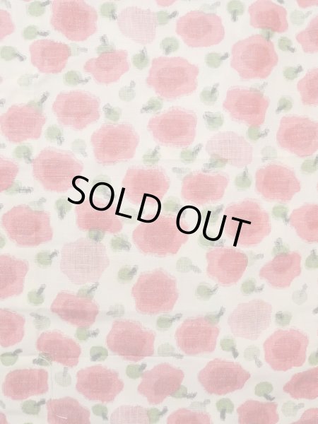 Photo4: N1112T Vintage Japanese kimono   Ivory HITOE unlined for women / Wool. Flower Stains all over.  (Grade D) (4)