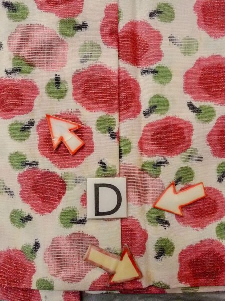 Photo17: N1112T Vintage Japanese kimono   Ivory HITOE unlined for women / Wool. Flower Stains all over.  (Grade D) (17)