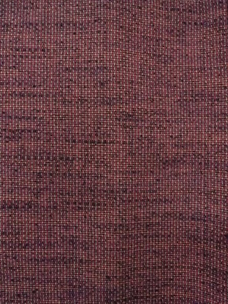 Photo5: Mint N1112Z Vintage Japanese kimono  Dark Red HITOE unlined for women / Wool. Plaid Checks   (Grade A) (5)