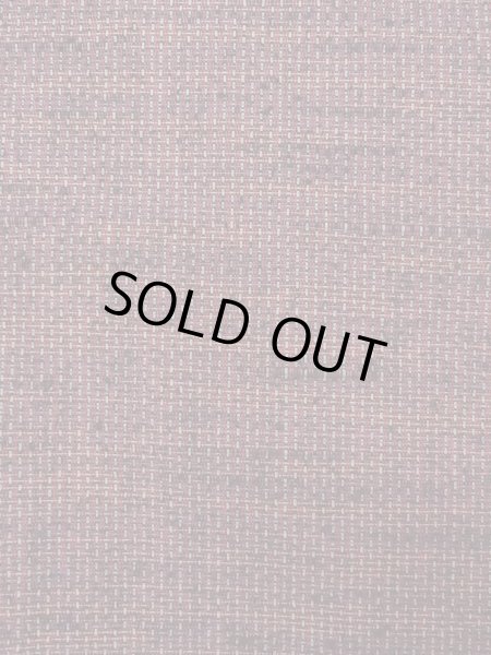 Photo6: Mint N1112Z Vintage Japanese kimono  Dark Red HITOE unlined for women / Wool. Plaid Checks   (Grade A) (6)