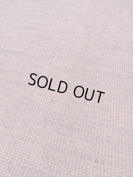 Photo8: Mint N1112Z Vintage Japanese kimono  Dark Red HITOE unlined for women / Wool. Plaid Checks   (Grade A) (8)