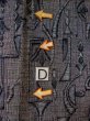 Photo17: N1113A Vintage Japanese kimono   Gray HITOE unlined for women / Wool. Geometrical pattern,   (Grade C) (17)