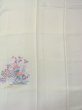 Photo4: N1126M Used Japanese kimono  Pale Off White HOUMONGI formal for women / Silk. Chrysanthemum, Letter box pattern  (Grade B) (4)
