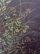 Photo8: N1126S Used Japanese kimono Pale Grayish Wisteria HOUMONGI formal for women / Silk. KIKYO Japanese balloonflower,   (Grade B) (8)
