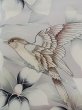 Photo7: N1126V Used Japanese kimono  Pale Gray HOUMONGI formal for women / Silk. Camellia,   (Grade B) (7)