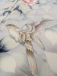 Photo12: N1126V Used Japanese kimono  Pale Gray HOUMONGI formal for women / Silk. Camellia,   (Grade B) (12)
