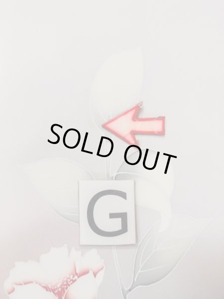 Photo23: N1126V Used Japanese kimono  Pale Gray HOUMONGI formal for women / Silk. Camellia,   (Grade B) (23)