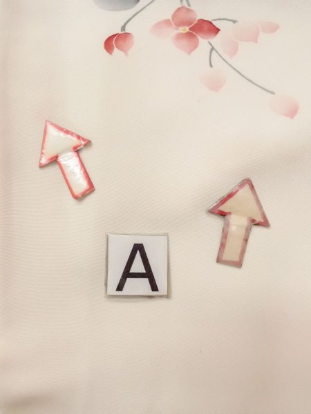 Photo17: N1127A Used Japanese kimono   Ivory HOUMONGI formal for women / Silk. Flower,   (Grade C) (17)