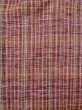 Photo3: N1210A Vintage Japanese kimono   Multi Color HITOE unlined for women / Wool. Plaid Checks   (Grade D) (3)