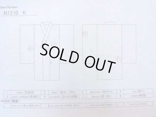 Photo18: N1210K Used Japanese kimono  Light Ivory HOUMONGI formal for women / Silk. Camellia,   (Grade B) (18)