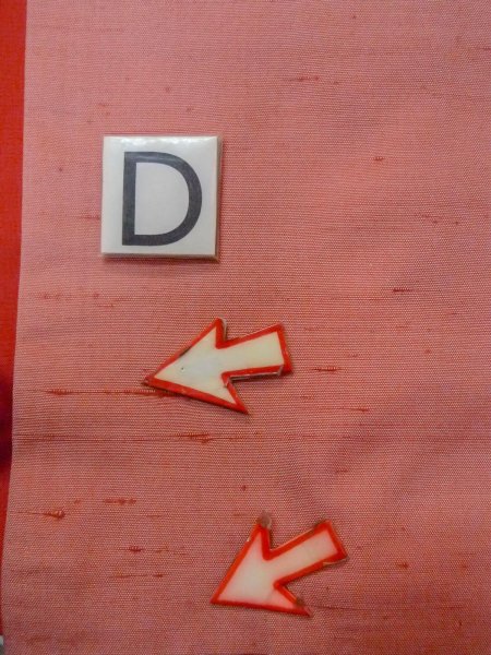 Photo19: N1210P Vintage Japanese kimono  Pale Coral TSUMUGI pongee for women / Silk. Chrysanthemum   (Grade C) (19)