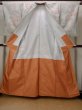 Photo2: N1210S Used Japanese kimono  Pale Multi Color TSUMUGI pongee for women / Silk. Flower   (Grade B) (2)