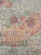 Photo5: N1210S Used Japanese kimono  Pale Multi Color TSUMUGI pongee for women / Silk. Flower   (Grade B) (5)