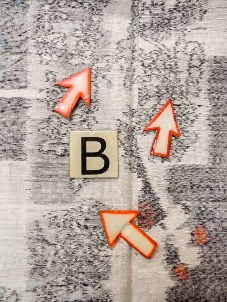 Photo15: N1210V Used Japanese kimono   Ivory TSUMUGI pongee for women / Silk. Flower,   (Grade C) (15)