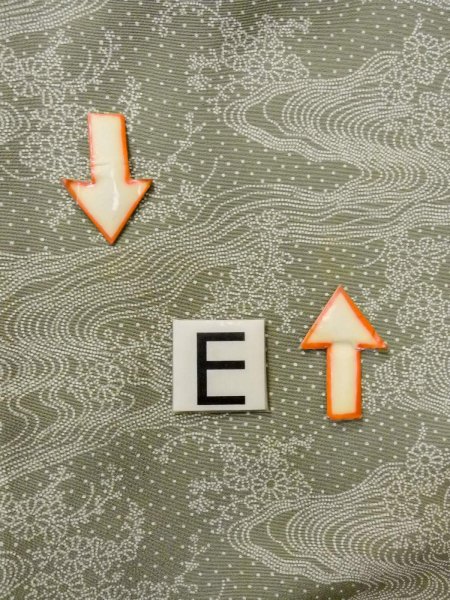 Photo19: N1210Z Used Japanese kimono Pale Grayish Green EDO KOMON pattern dyed for women / Silk. Flower,   (Grade B) (19)