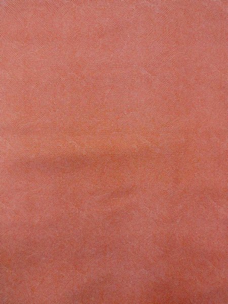 Photo4: N1211E Vintage Japanese kimono   Vermilion EDO KOMON pattern dyed for women / Silk. Wave,   (Grade C) (4)