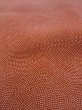 Photo10: N1211E Vintage Japanese kimono   Vermilion EDO KOMON pattern dyed for women / Silk. Wave,   (Grade C) (10)