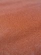Photo11: N1211E Vintage Japanese kimono   Vermilion EDO KOMON pattern dyed for women / Silk. Wave,   (Grade C) (11)