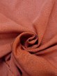Photo13: N1211E Vintage Japanese kimono   Vermilion EDO KOMON pattern dyed for women / Silk. Wave,   (Grade C) (13)