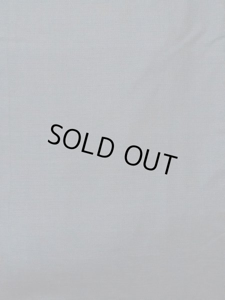 Photo8: N1226A Used Japanese kimono  Bluish Gray OSHIMA-TSUMUGI for men / Silk. Tortoise-shell pattern(Hexagonal pattern)   (Grade B) (8)