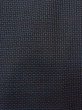 Photo11: N1226A Used Japanese kimono  Bluish Gray OSHIMA-TSUMUGI for men / Silk. Tortoise-shell pattern(Hexagonal pattern)   (Grade B) (11)