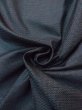 Photo15: N1226A Used Japanese kimono  Bluish Gray OSHIMA-TSUMUGI for men / Silk. Tortoise-shell pattern(Hexagonal pattern)   (Grade B) (15)