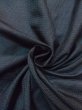 Photo16: N1226A Used Japanese kimono  Bluish Gray OSHIMA-TSUMUGI for men / Silk. Tortoise-shell pattern(Hexagonal pattern)   (Grade B) (16)