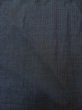 Photo3: N1226B Used Japanese kimono  Bluish Gray OSHIMA-TSUMUGI for men / Silk. Tortoise-shell pattern(Hexagonal pattern)   (Grade C) (3)