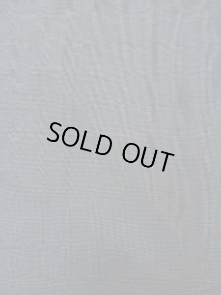 Photo3: N1226B Used Japanese kimono  Bluish Gray OSHIMA-TSUMUGI for men / Silk. Tortoise-shell pattern(Hexagonal pattern)   (Grade C) (3)