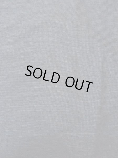 Photo4: N1226B Used Japanese kimono  Bluish Gray OSHIMA-TSUMUGI for men / Silk. Tortoise-shell pattern(Hexagonal pattern)   (Grade C) (4)