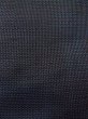 Photo6: N1226B Used Japanese kimono  Bluish Gray OSHIMA-TSUMUGI for men / Silk. Tortoise-shell pattern(Hexagonal pattern)   (Grade C) (6)