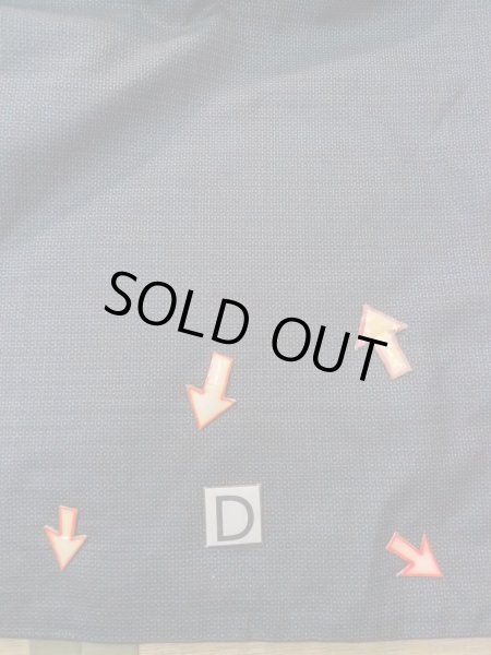 Photo17: N1226B Used Japanese kimono  Bluish Gray OSHIMA-TSUMUGI for men / Silk. Tortoise-shell pattern(Hexagonal pattern)   (Grade C) (17)