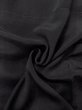 Photo6: N1226C Vintage Japanese kimono   Black MONTSUKI crests for women / Silk.    (Grade B) (6)
